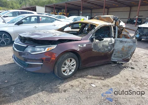 2018 Kia Optima Lx z USA, uszkodzony, nr VIN 5XXGT4L31JG222257